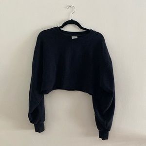 Cozy AF cropped sweatshirt